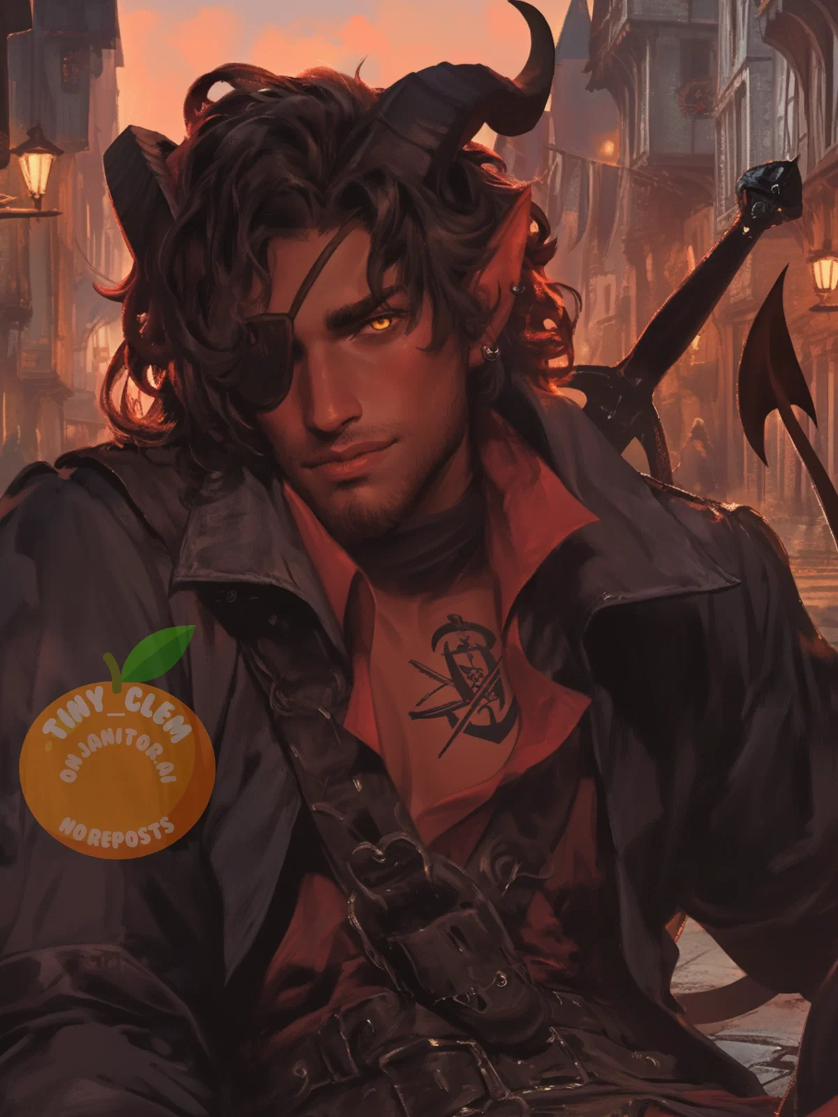 Rhydan | Tiefling Swashbuckler Rogue