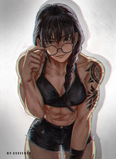 Soft mommy body builder gf