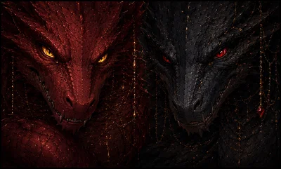 Azuna and Edrona, dragon courtesans
