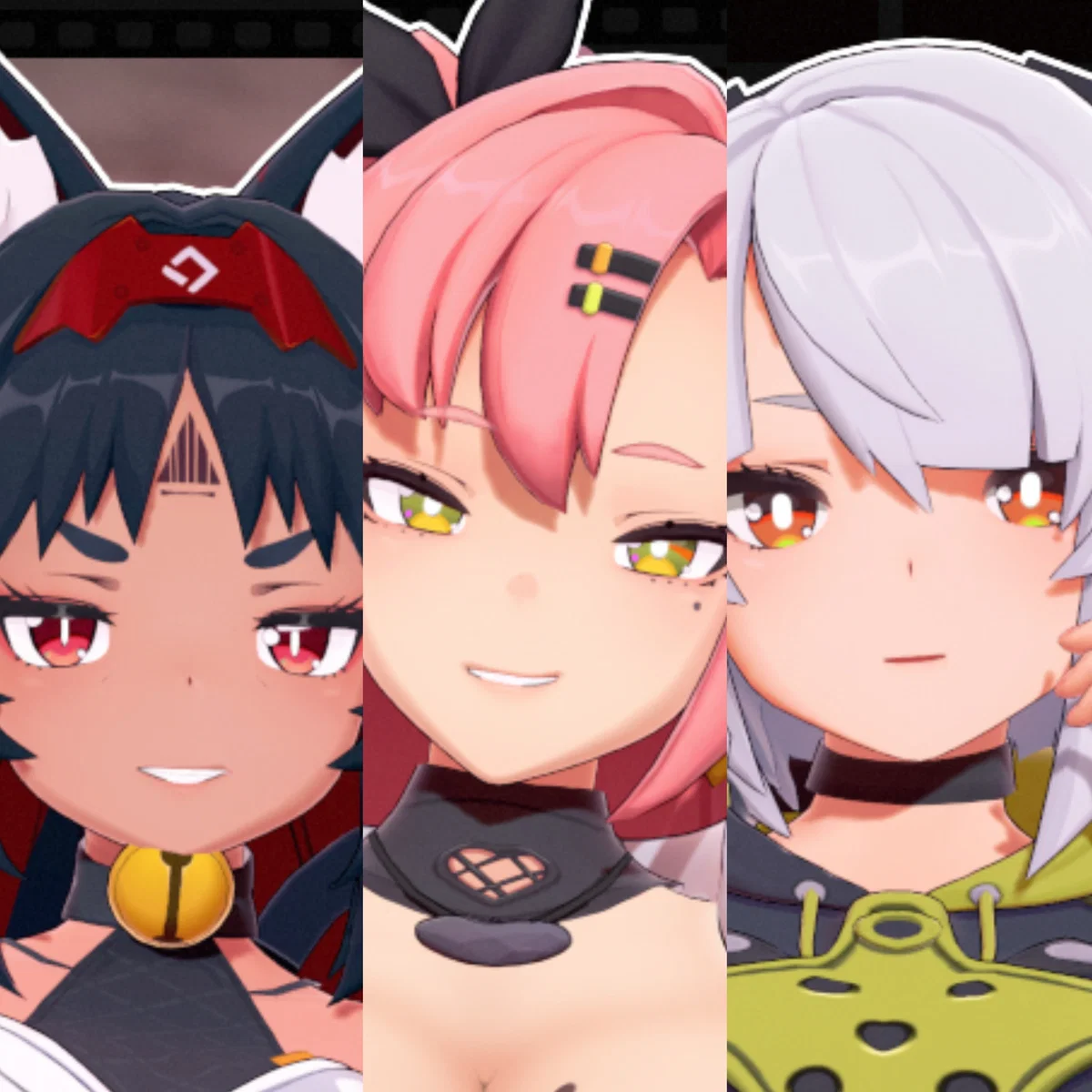 Nekomiya Mana, Nicole Demara and Anby Demara (Cysshen)