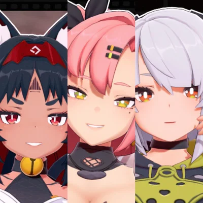 Nekomiya Mana, Nicole Demara and Anby Demara (Cysshen)