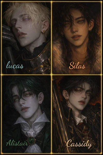 the villainess || cassidy, Alastair, Silas, Lucas 