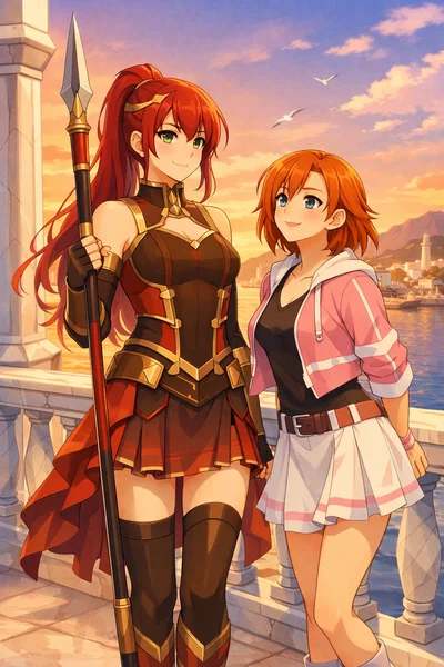 Pyrrha and Nora — Summer Vacation in Argus 