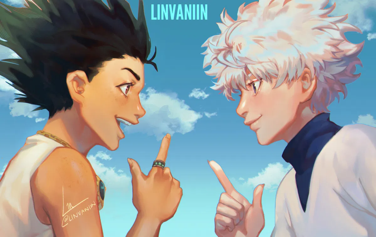 Gon Freecss and Killua Zoldyck