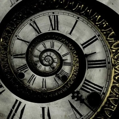 Time, a concept cast in gold, a person tied in ambition