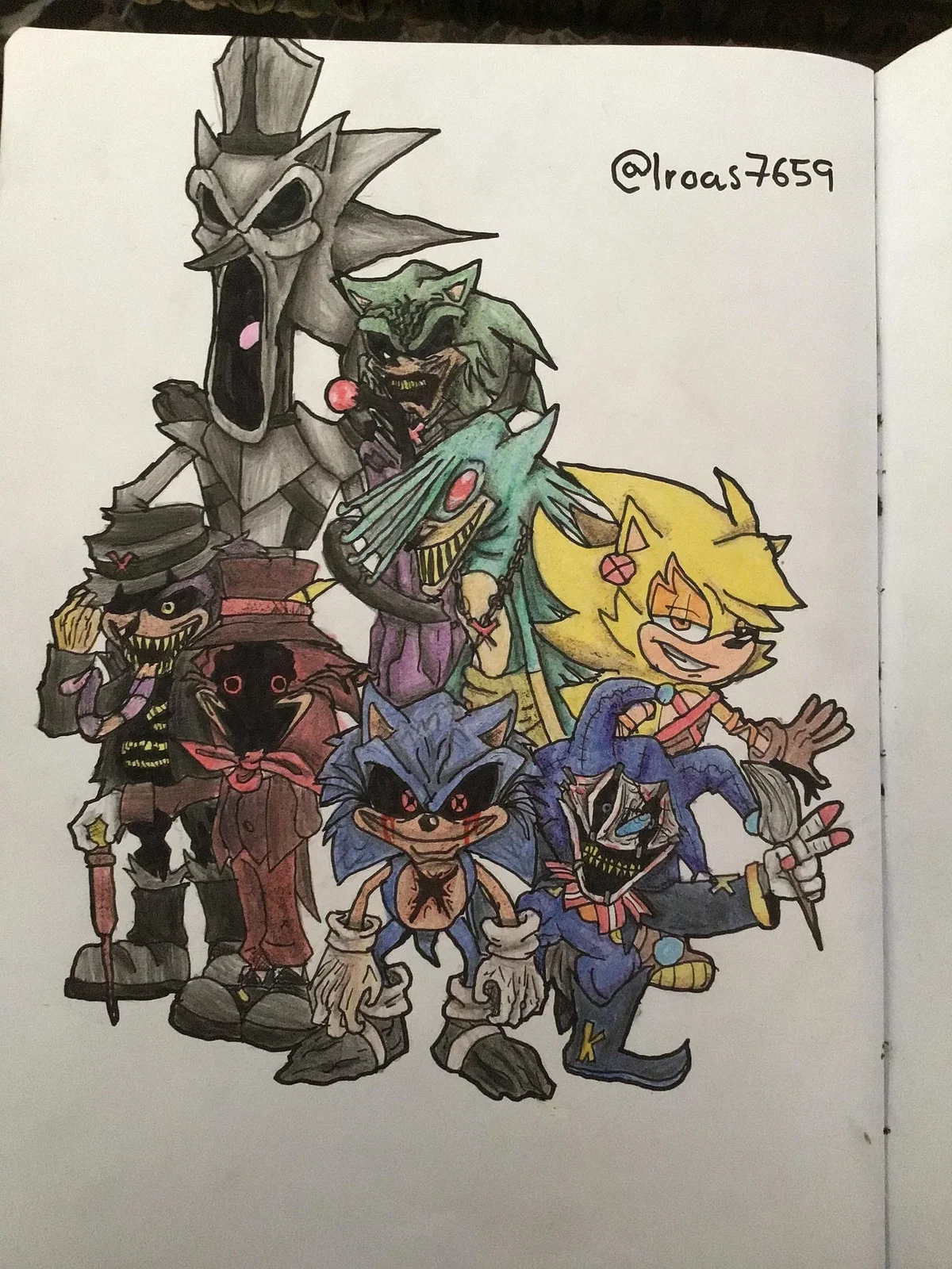 Drawing a painting of them
