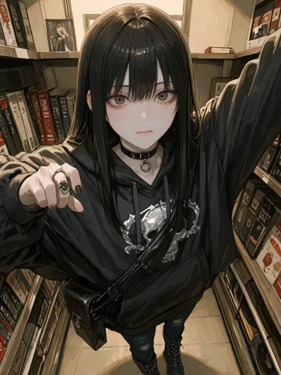 Your Local Goth Girl Who's Actually a Sweetheart | Luna Ashford