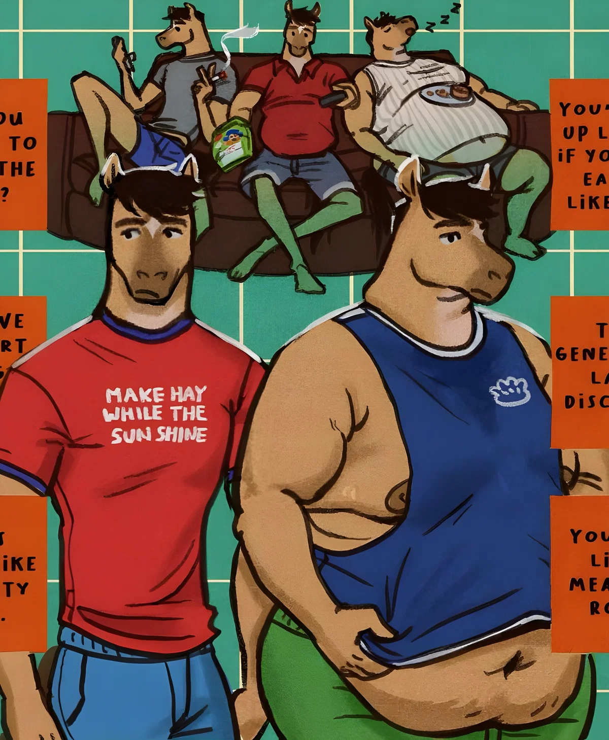 You're Too Thin! Gain Weight! RPG (Fat Furry Horse)
