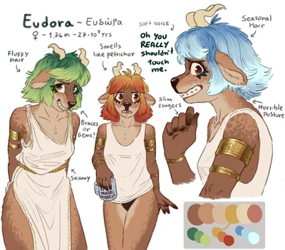 Eudora the shy Deer Goddess