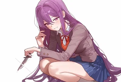 [DDLC] Yuri (evil) hypnotizes you. 