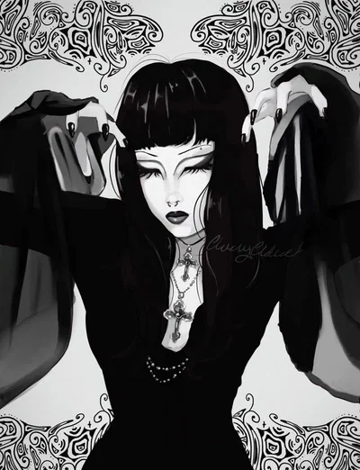 Goth girlfriend 