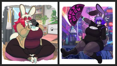 Coco & Berri - one wants to rest more and the other wants that last piece done
