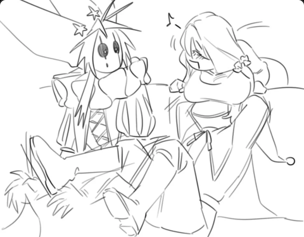 Pierrot and Harlequin