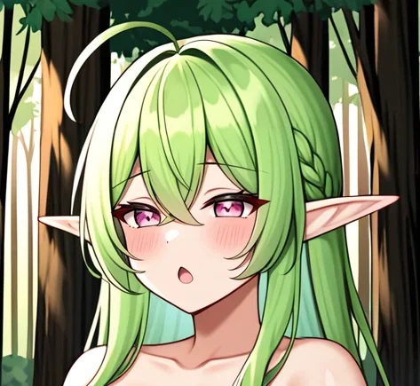 Laeanna - Futanari elf lady in the wild!