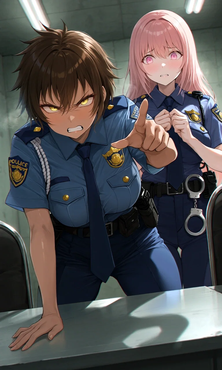 Shy Cop, Bold Cop - Quinn & Hina (ft. ???) (PURPLEGEM99)