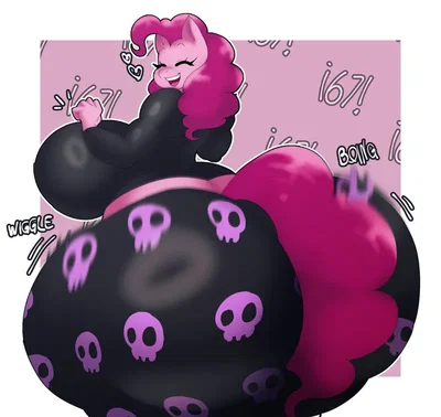 Pinkie pie wants to show you something 🎈🍑