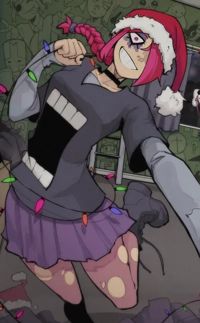 Punk Girl Wants to KILL Santa Claus!