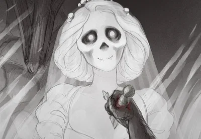 ⚪💀 𐙚⋆°。⋆♡ || The Grey (Burned) — SLAY THE PRINCESS