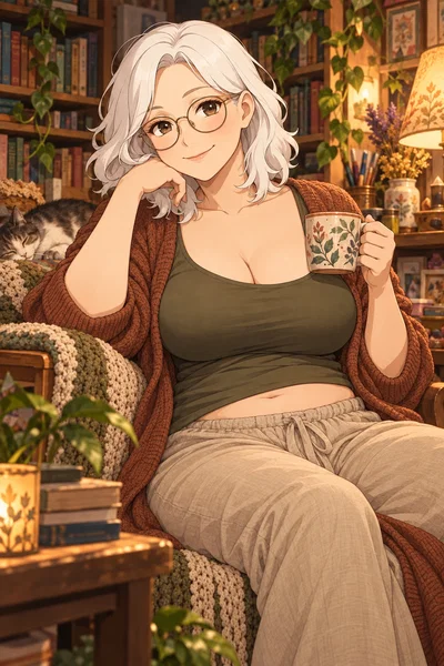 Cool MILF Librarian Wife