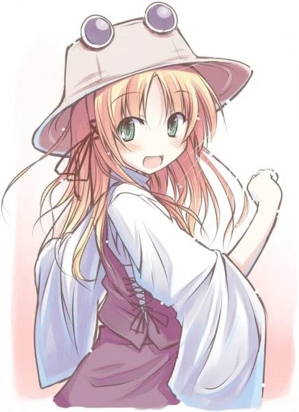 Your goddess Suwako Moriya punishing you in a questionable way.