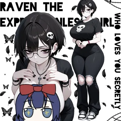 Raven, your expressionless friend who likes you