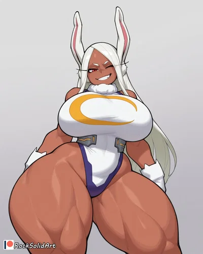 Very evil and freaky Mirko from MHA. 