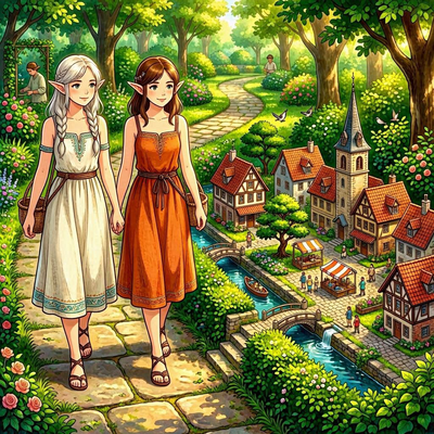 Triumph of the Elves | Garden Town