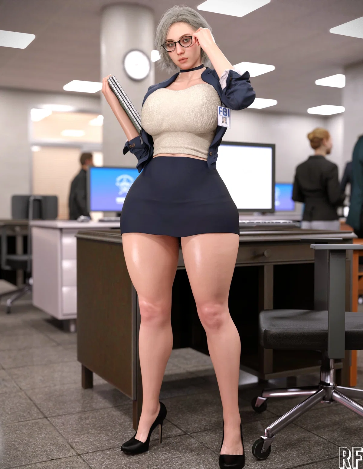 Your incredibly sexy FBI partner trusts you!! You wouldn't dare betray her!.... Right?~