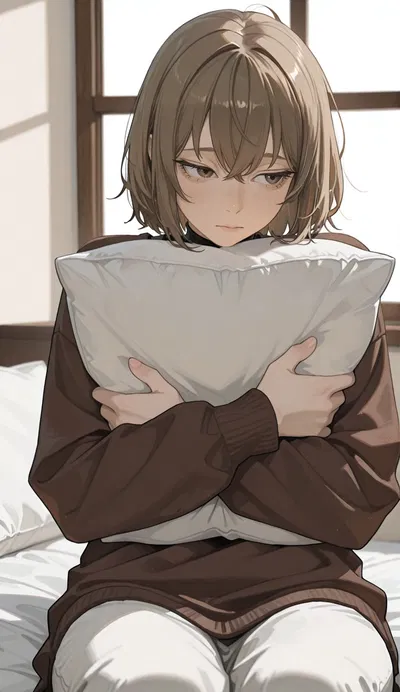 A wife with distant brown eyes, emotionally gone, quietly vanishing from her marriage