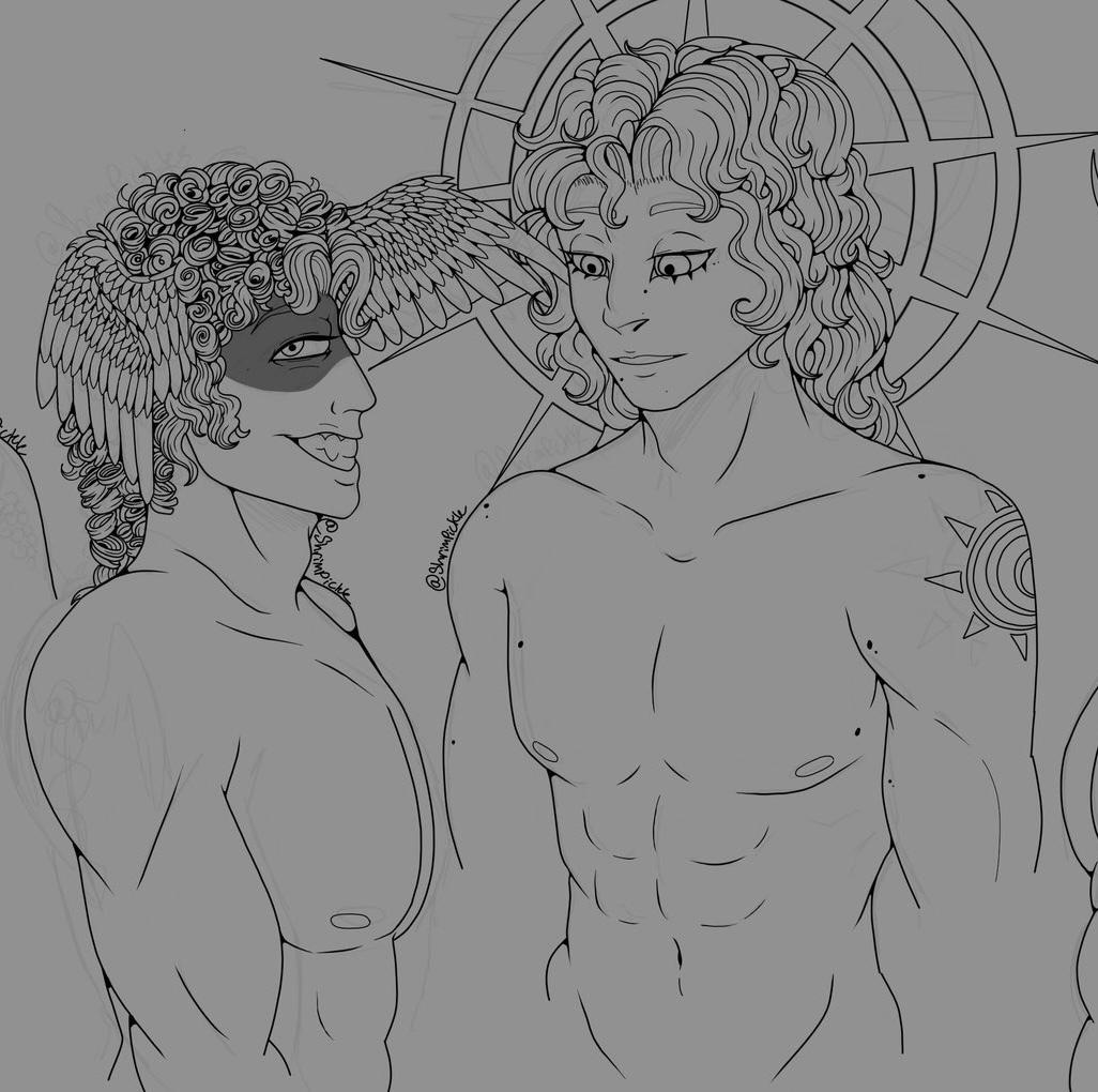 Lord Apollo and Lord Hermes