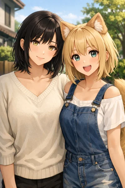 Accidental NTR between your wife and your futanari pet demi-human