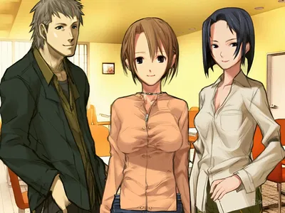 Koji Tonoh, Yoh Tsukuba and Omi Takahata | Your friends are discussing weekend plans | Saya No Uta / Song of Saya