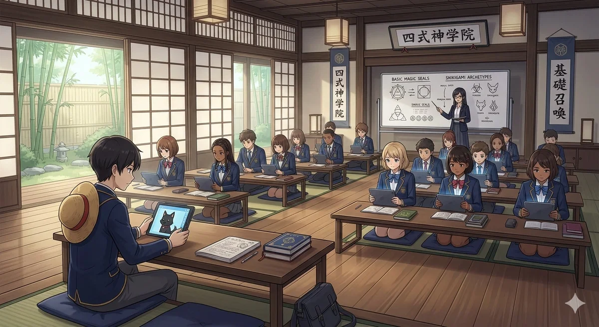 Shikigami school first year 