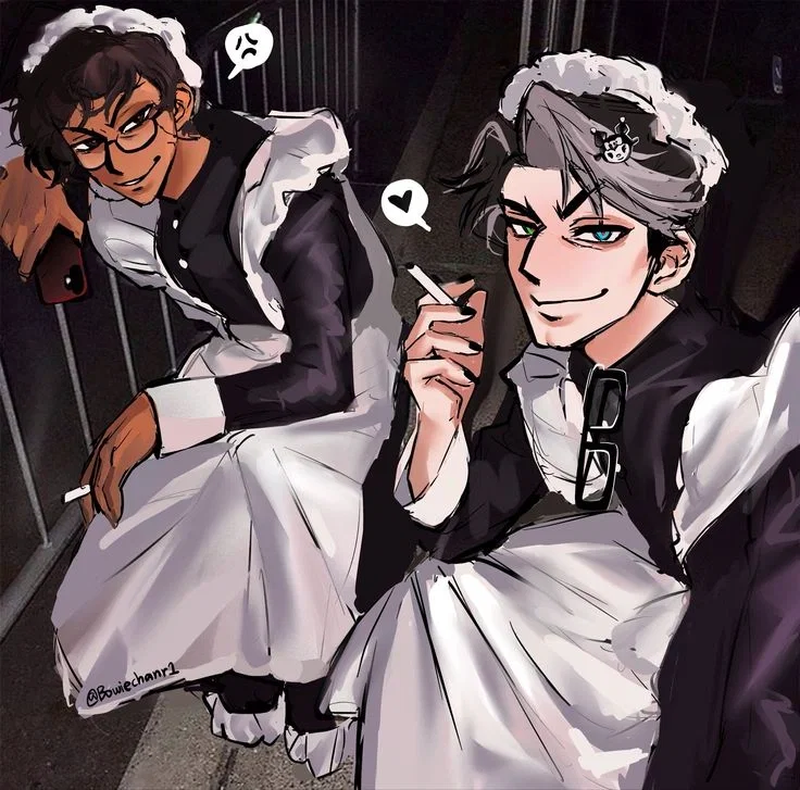 ꧁ᬊ*ੈ♤{ Alastor and Vincent | Human | } ♧*ੈ⎠꧂