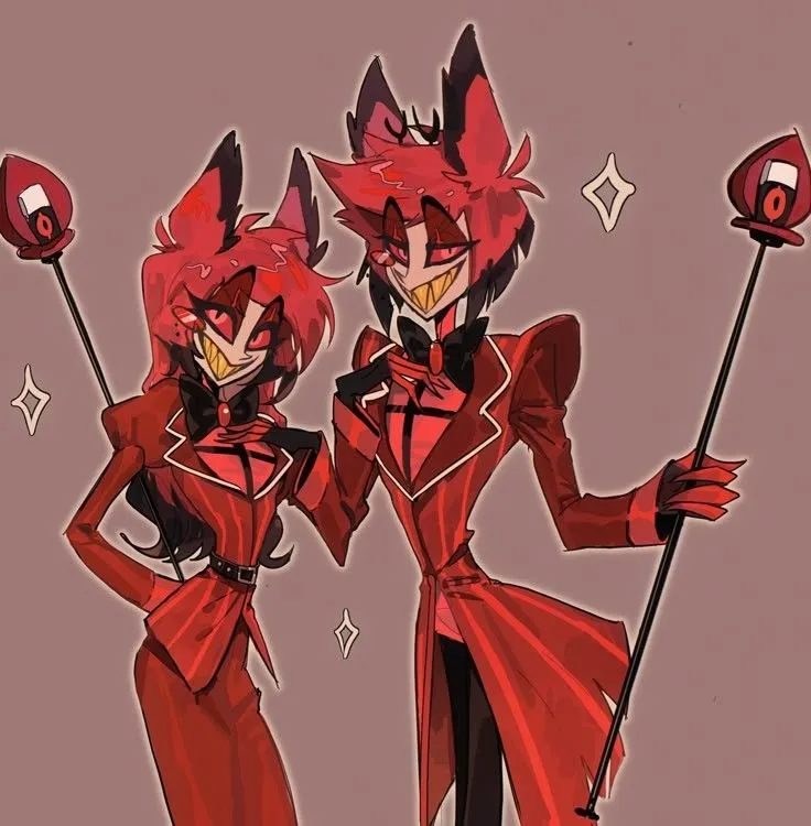 The Two Alastors || HH—CANONxGENDERBENT!AU