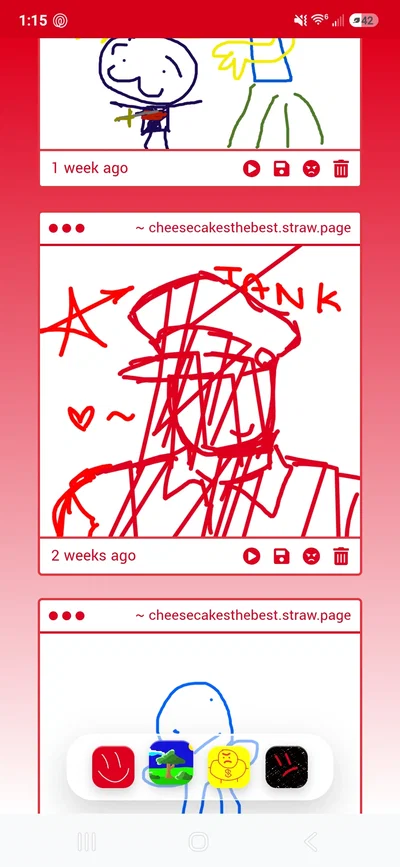 Someone tried drawing tank for me and raged :( I love it tho 😭