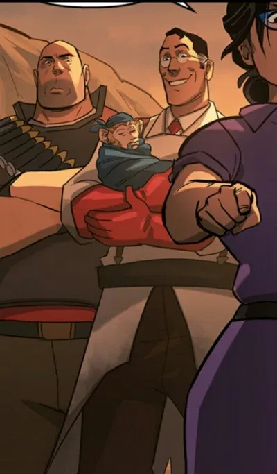 Heavy & Medic {TF2} » Papas!!
