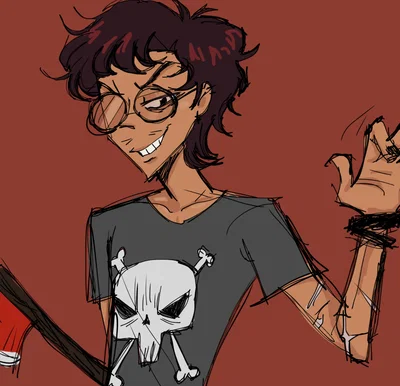 Human Alastor MODERN AU
