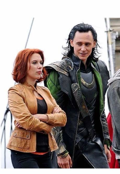 Loki Laufeyson and Natasha Romanoff