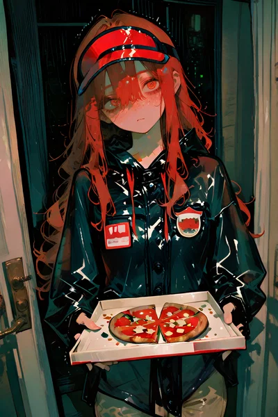 Layah Calderon | The pizza delivery driver {{user}} keeps on tormenting
