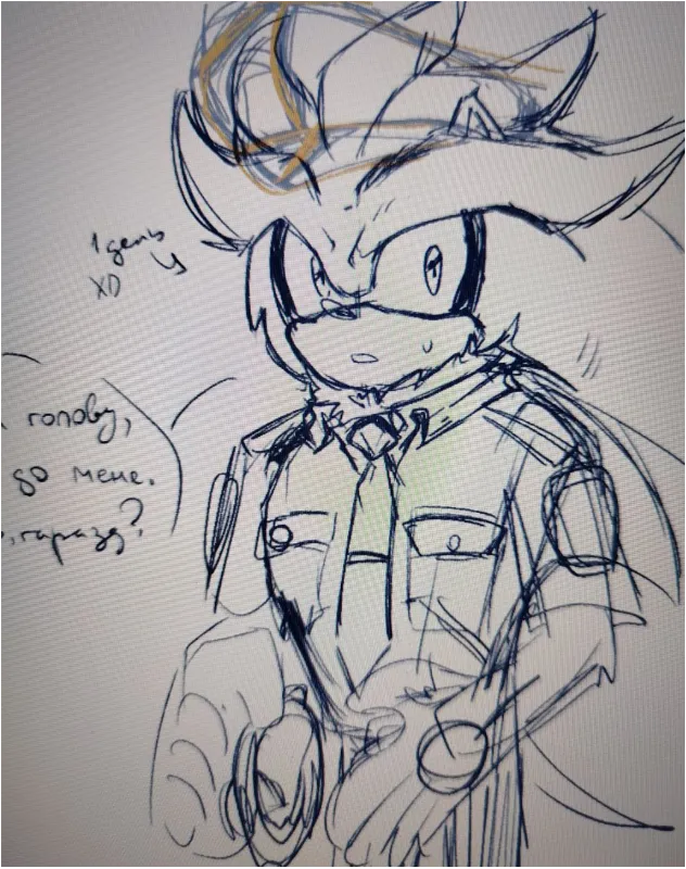 Silver the hedgehog | Police officer