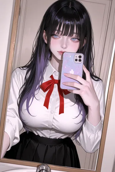 Olivia Carter • She sends her selfie to you instead of her boyfriend