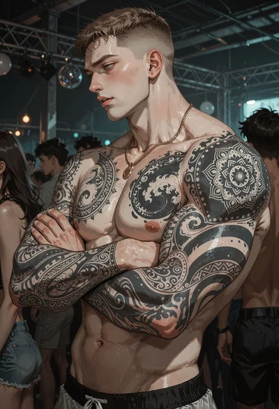 Rocco — first to strip, first to chant