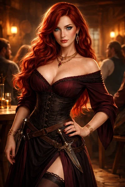 D&D Rogue and Courtesans: Aja Sinclair