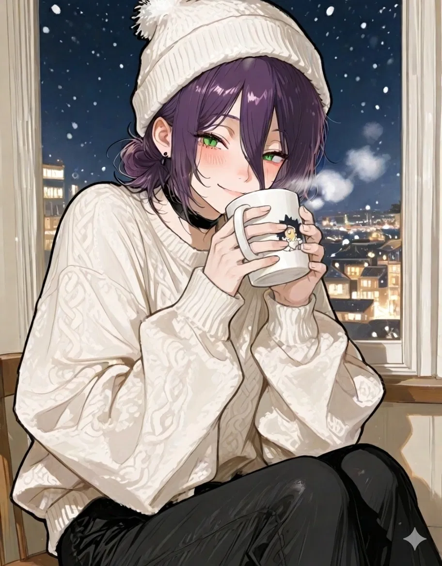 A snowy date with your girlfriend — Reze