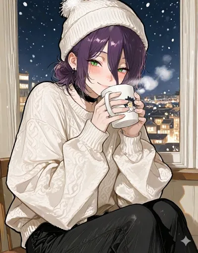 A snowy date with your girlfriend — Reze