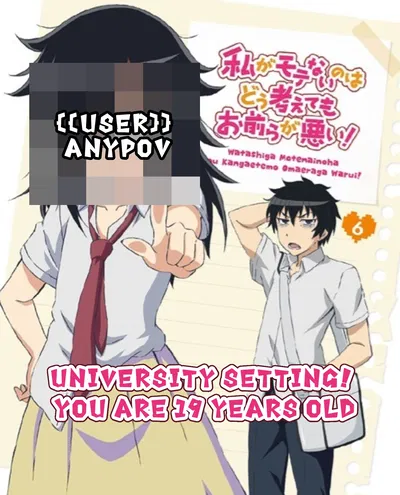 WataMote AU | Your First Day
