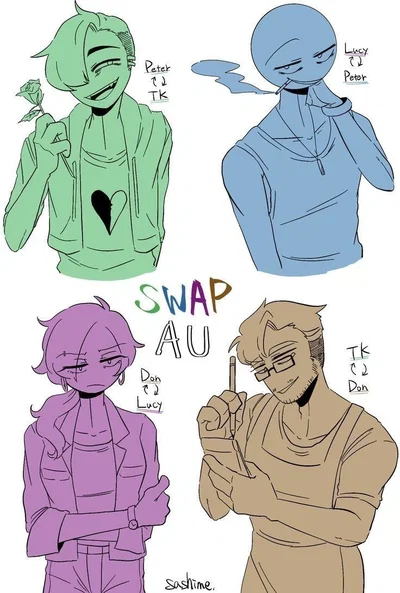 Swap AU - Your boyfriend game