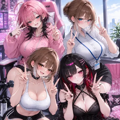 They All Have Crush On You! | Four Absolutely Different Baddies Fight Over Your Attention!!!
