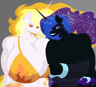 Nightmare Moon and Daybreaker